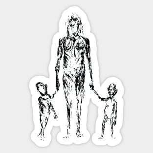 Mother mother (inverted) Sticker